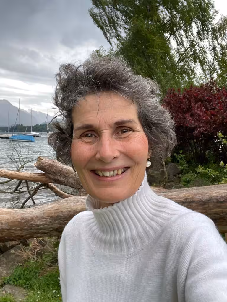 Silvia Brunner am Vierwaldstätter See