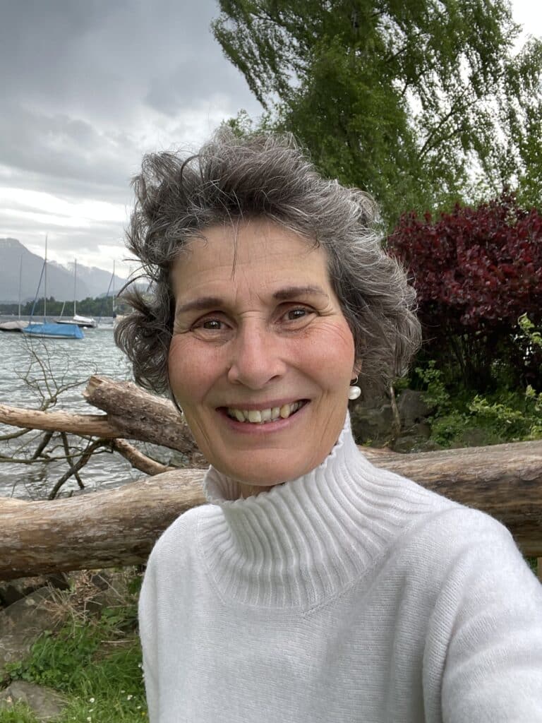 Silvia Brunner am Vierwaldstätter See