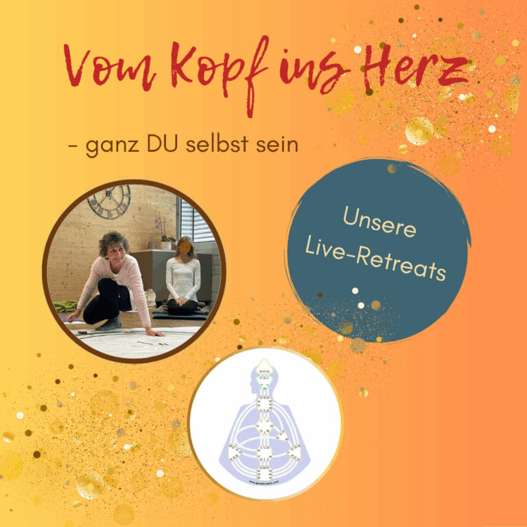 Plakat Live-Retreat mit Aufstellungsarbeit